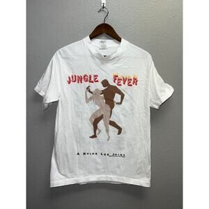 Vintage Spike Lee Shirt Jungle Fever Movie Film Newspaper Race Killer 90s Tee M